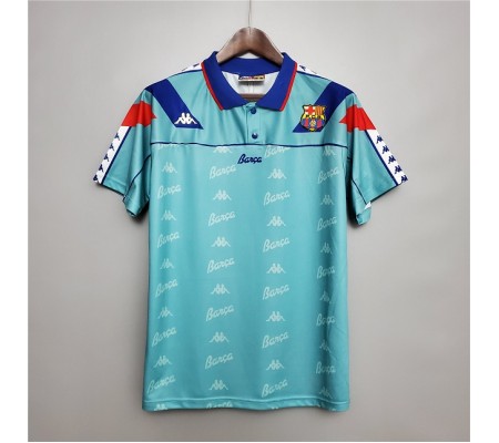 Barcelona 92/95 Away Blue Soccer Jersey